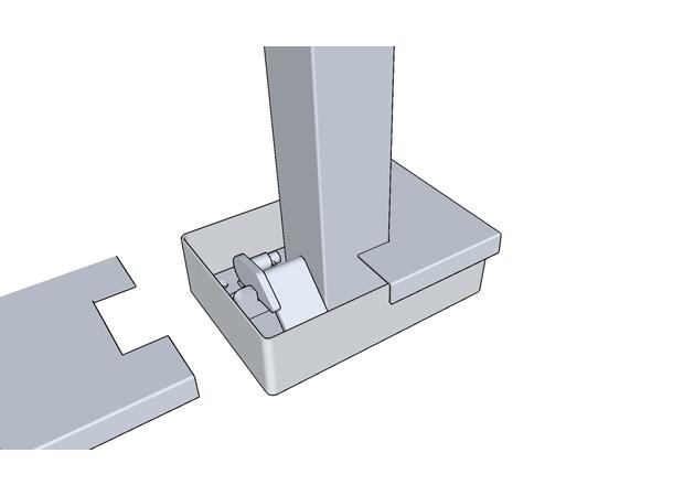 Funtec Markhylse Switch + plate og boks 